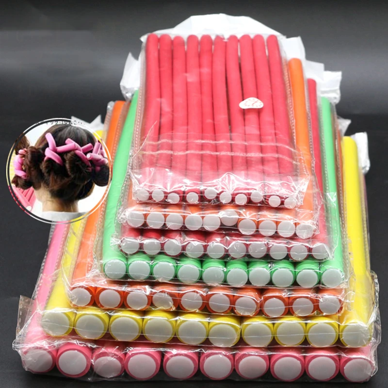 Hair Roller Set Flexi - 헤어 큐어링 로드 매직 에어 헤어