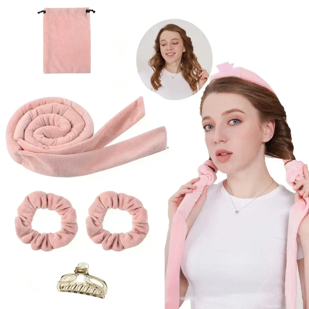 Hair Roller Set Flexi - 여성 무열 컬링로드 머리띠 게으른 헤어