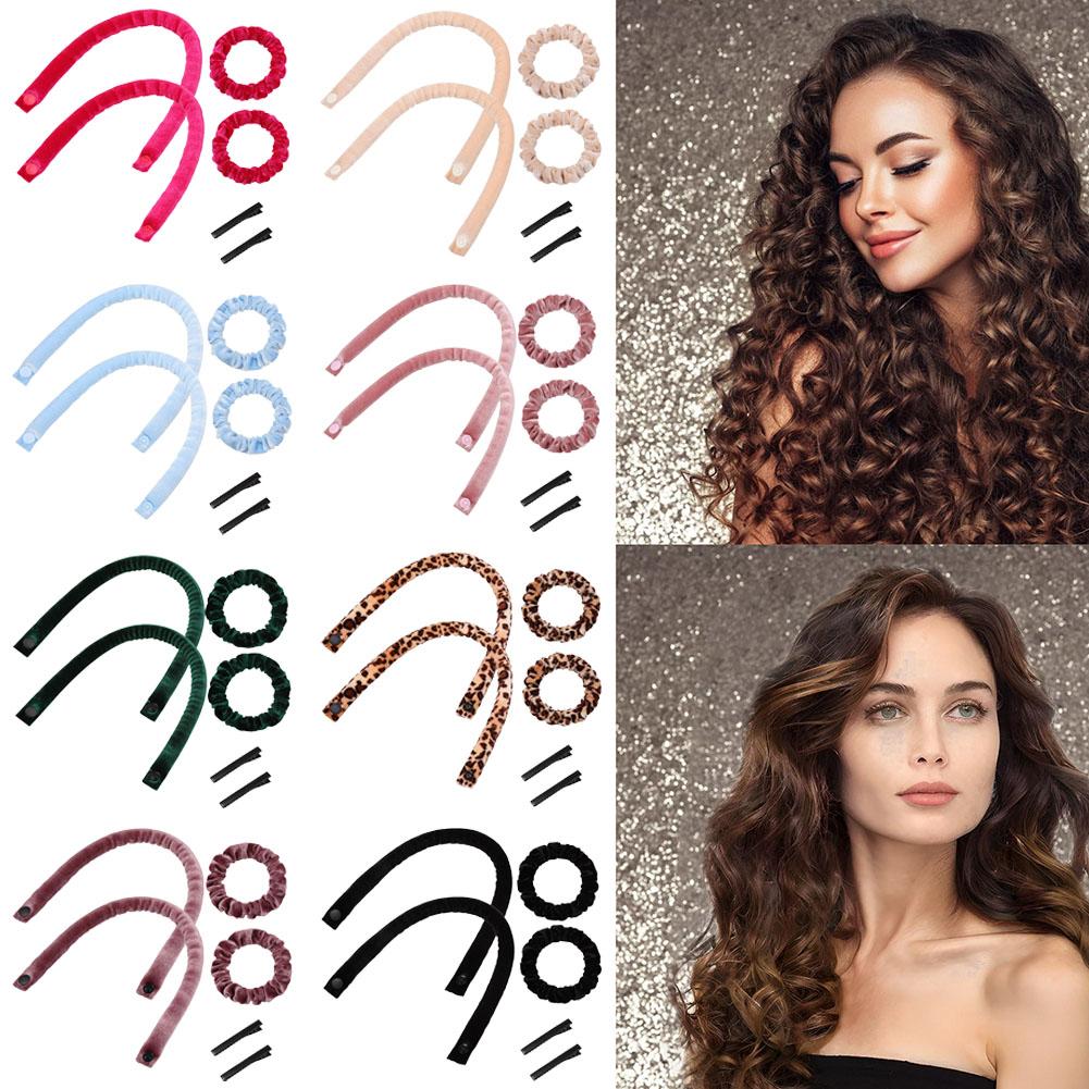 Hair Roller Set Flexi - 6개입 무열 컬링 로드 헤어밴드 세트