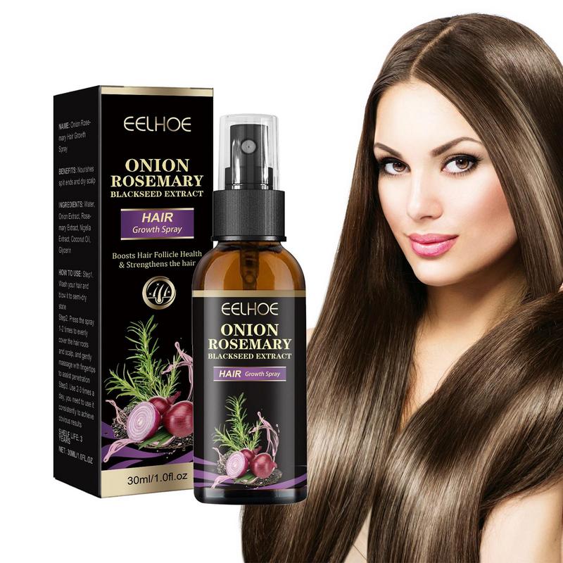 Rosemary Hair Oil - 양파 로즈마리 고밀도 헤어 스프레이, 모발