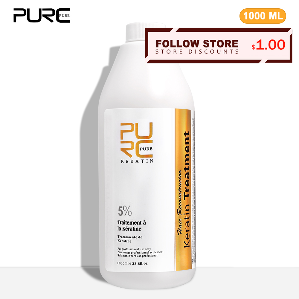 Hair Care With Protein - PURC 5% 케라틴 스무딩 트리트먼트, 브라질