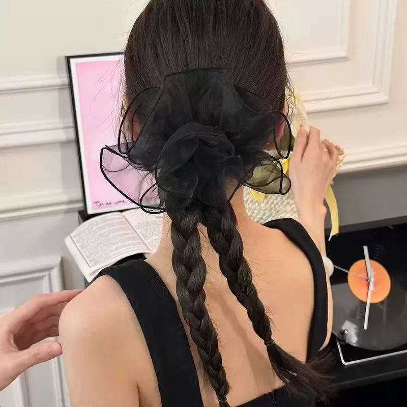 Hair Net Invisible - 1pc Organza 패션 스커트 모양 대장