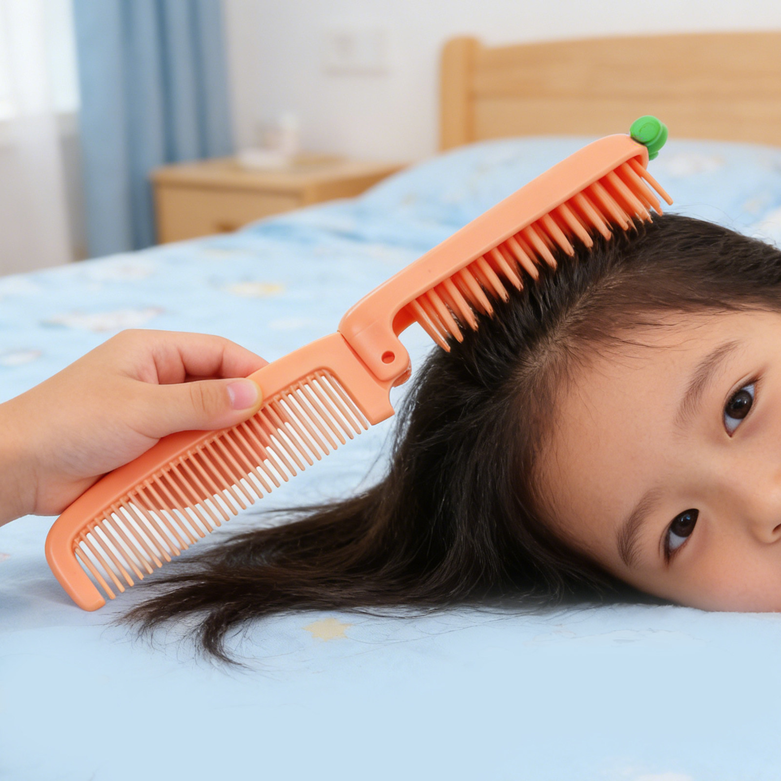 4Pcs 당근 어린이 접이식 미세 칫솔 휴대용 여행 포 - Hair Care Orange 리뷰 및 가격