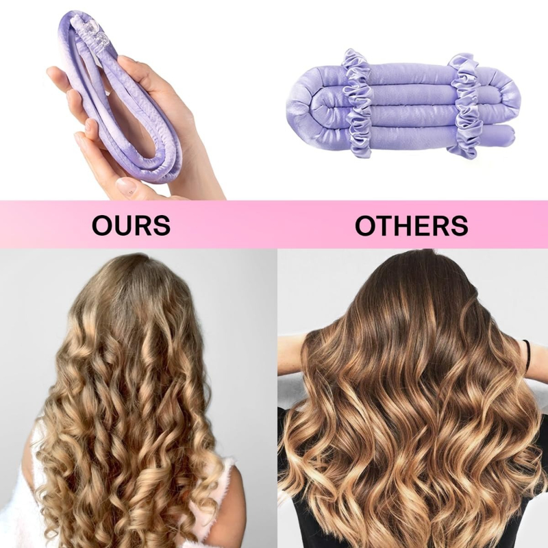 열 없는 컬링 로드 헤어밴드, 열 없는 롤러, 밤새 착 - Hair Roller Set Flexi 리뷰 및 가격