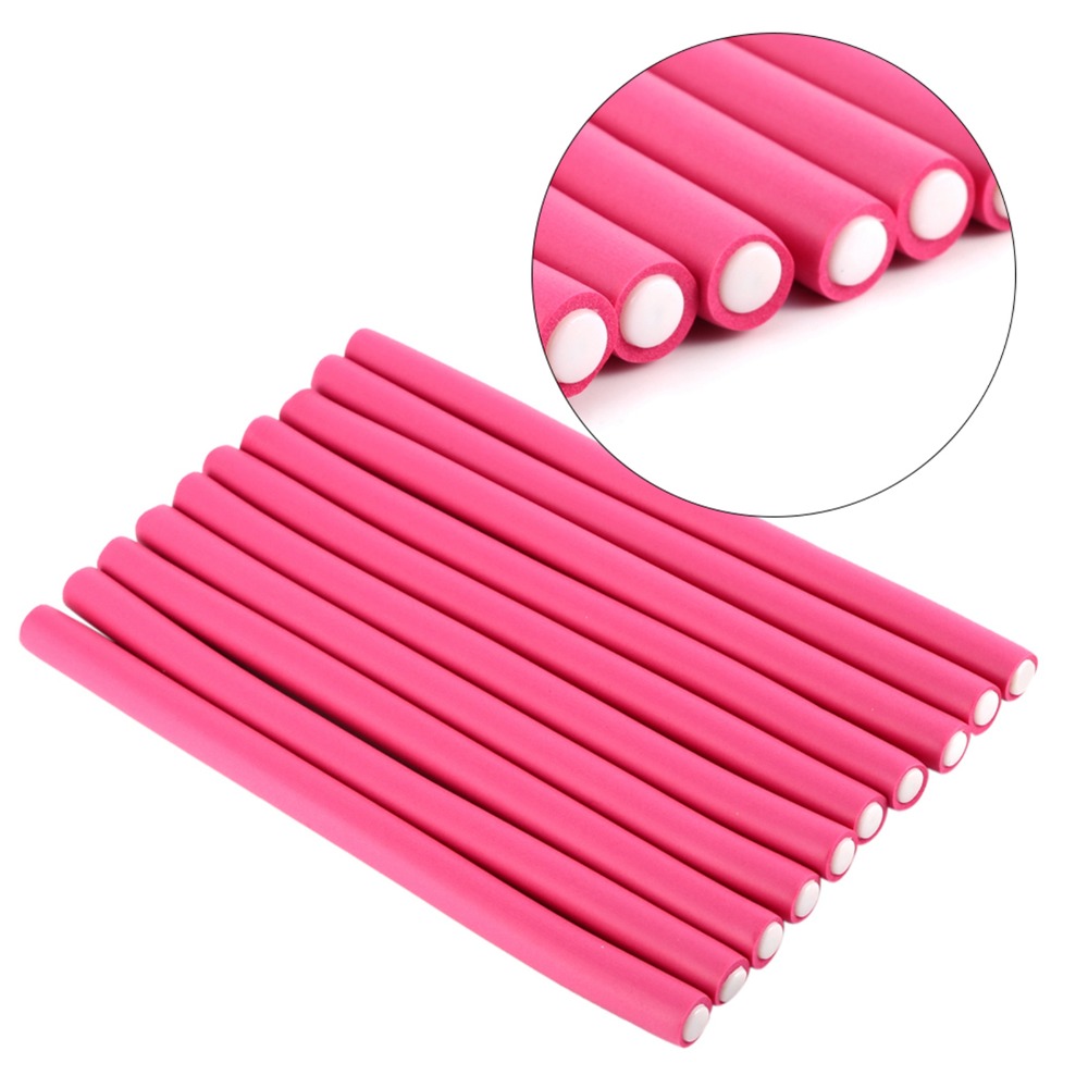 10개/세트 부드러운 폼 소프트 헤어 롤러 벤디 롤러  - Hair Roller Set Flexi 리뷰 및 가격