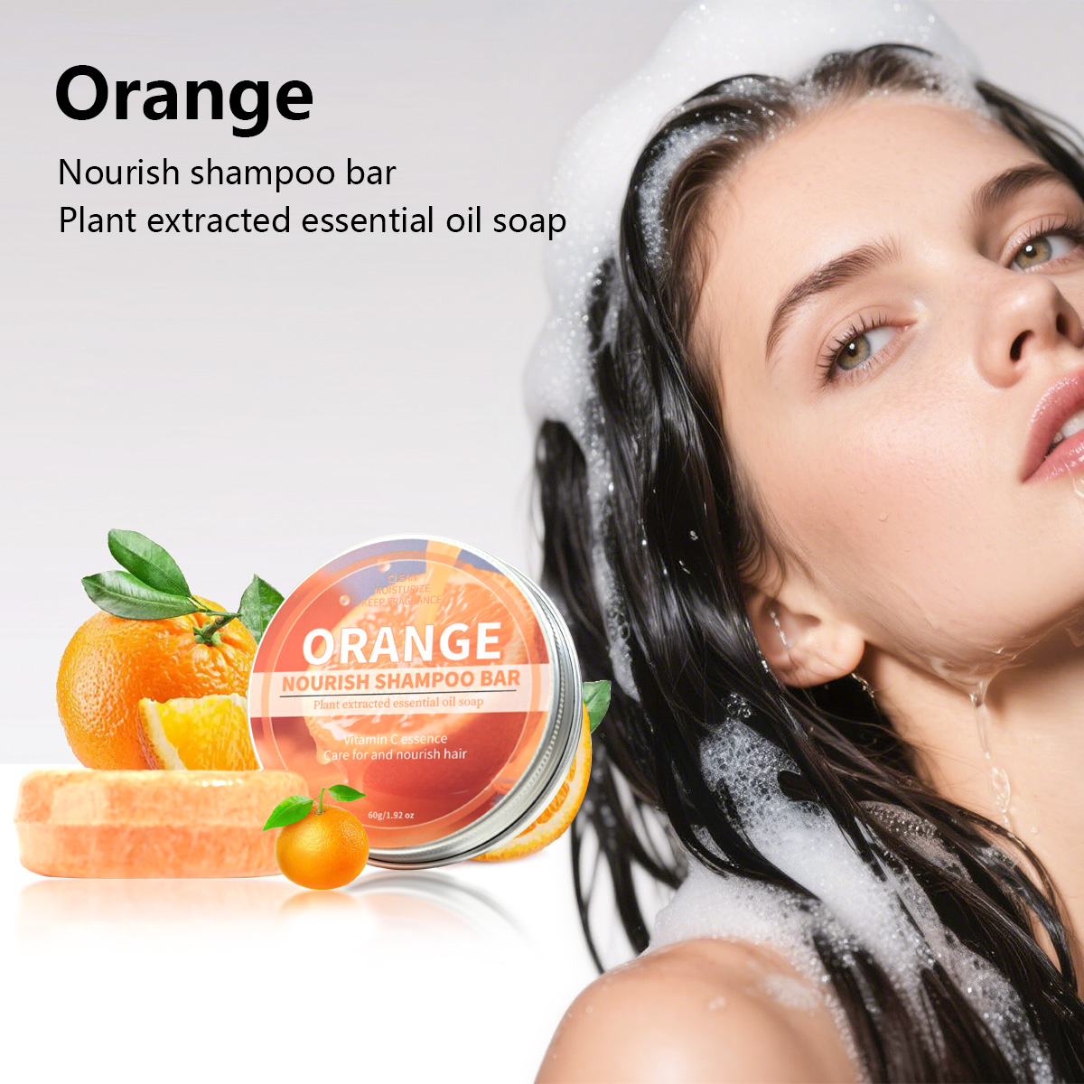 스위트 오렌지 에센셜 오일 식물성 샴푸바, 딥 클렌징  - Hair Care Orange 리뷰 및 가격