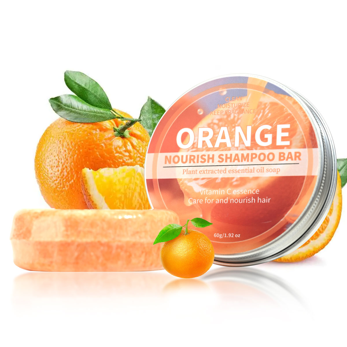 스위트 오렌지 에센셜 오일 식물성 샴푸바, 딥 클렌징  - Hair Care Orange 리뷰 및 가격