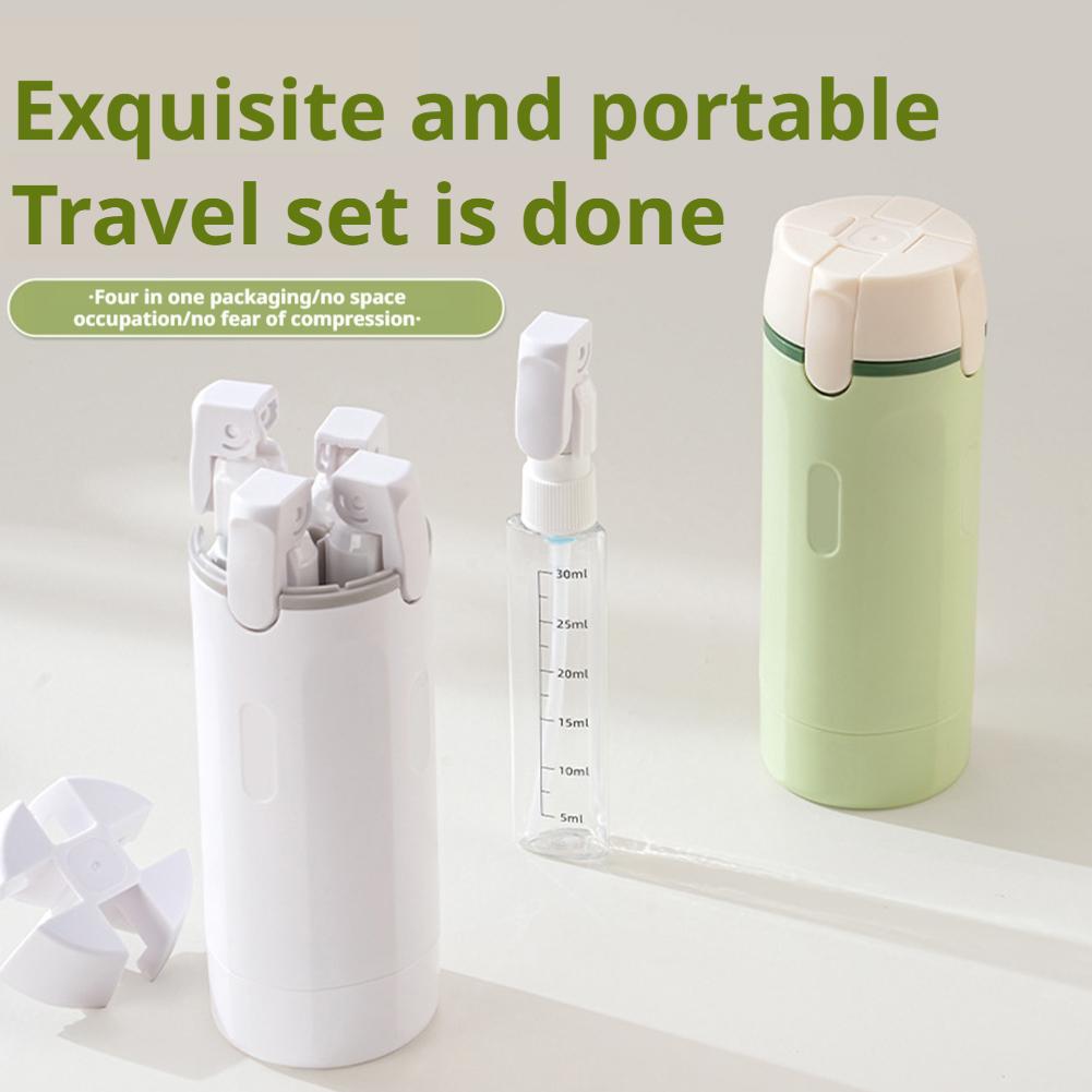 여행용 4-in-1 누수 방지 리필 가능 용기 세트 ( - Dry Shampoo Travel 리뷰 및 가격