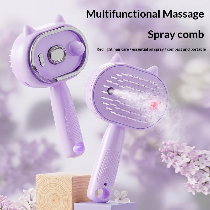 1개 귀여운 고양이 귀 모양 전기 스프레이 헤어 브러쉬 - Hair Care Daily 리뷰 및 가격