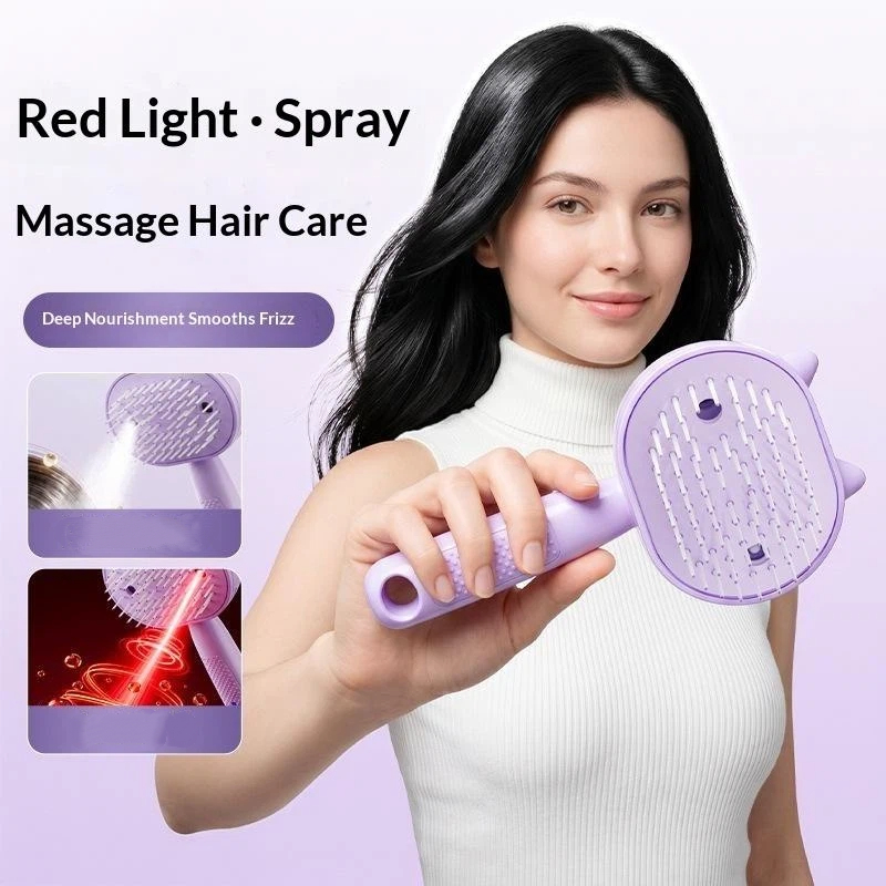 1개 귀여운 고양이 귀 모양 전기 스프레이 헤어 브러쉬 - Hair Care Daily 리뷰 및 가격