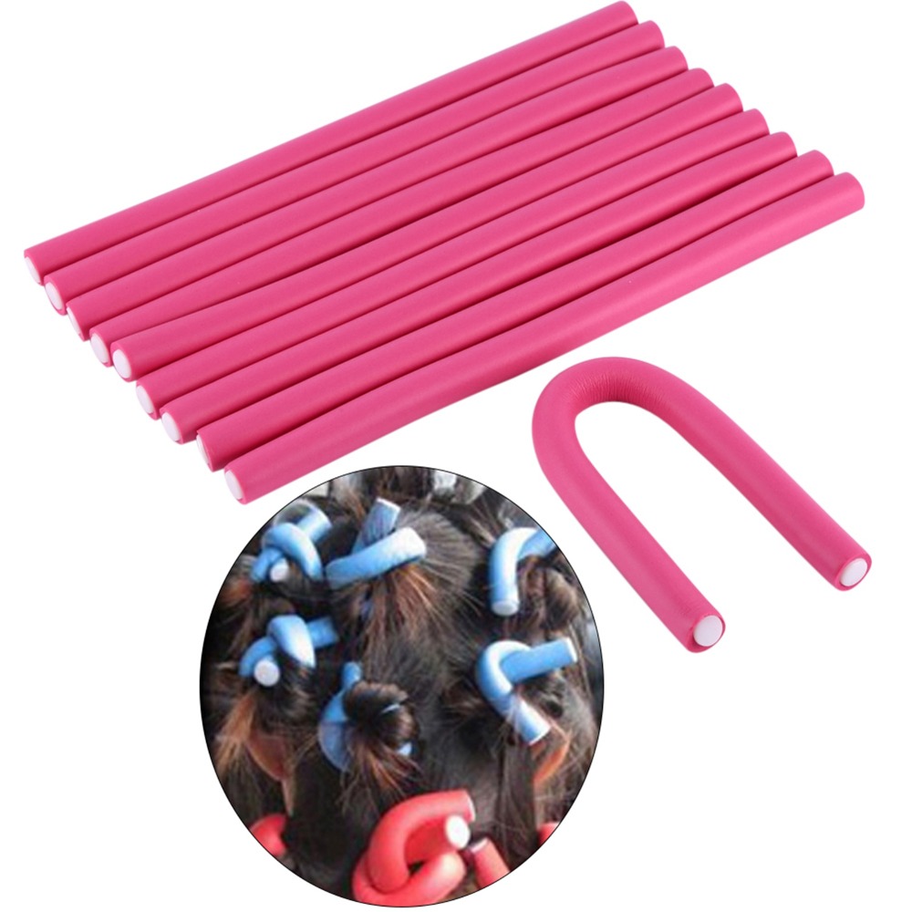 10개/세트 소프트 폼 소프트 헤어 롤러 플렉시 로드  - Hair Roller Set Flexi 리뷰 및 가격