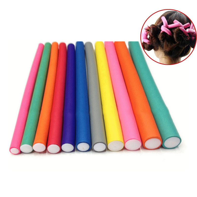 헤어 컬러 매직 에어 헤어 롤러 컬링 스틱, 소프트 폼 - Hair Roller Set Flexi 리뷰 및 가격