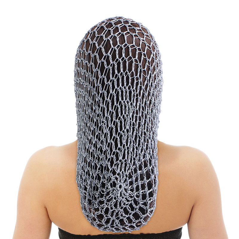 여성 크로 셰 뜨개질 머리 Snood 탄성 가장자리 긴 - Hair Net Invisible 리뷰 및 가격