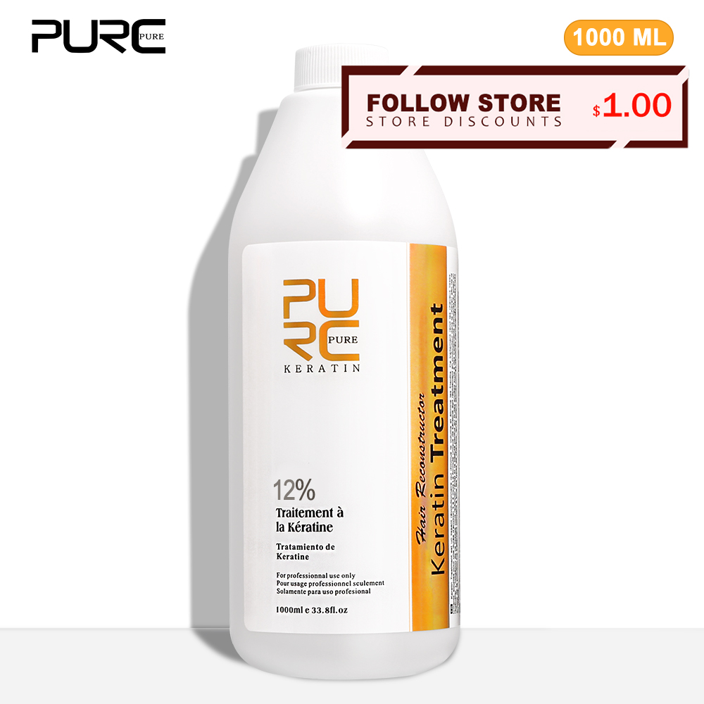 PURC 12% 케라틴 스무딩 헤어 트리트먼트 곱슬 머 - Hair Care With Protein 리뷰 및 가격