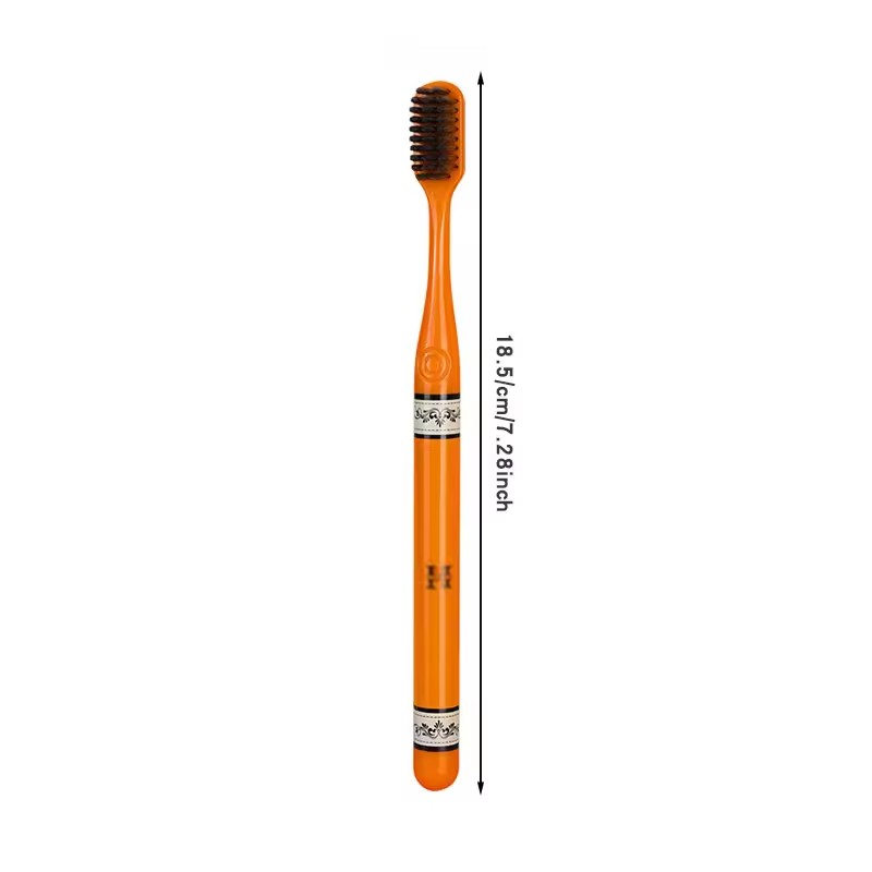 6Pcs 고급 오렌지 라이트 럭셔리 칫솔 딥 클리닝 구 - Hair Care Orange 리뷰 및 가격
