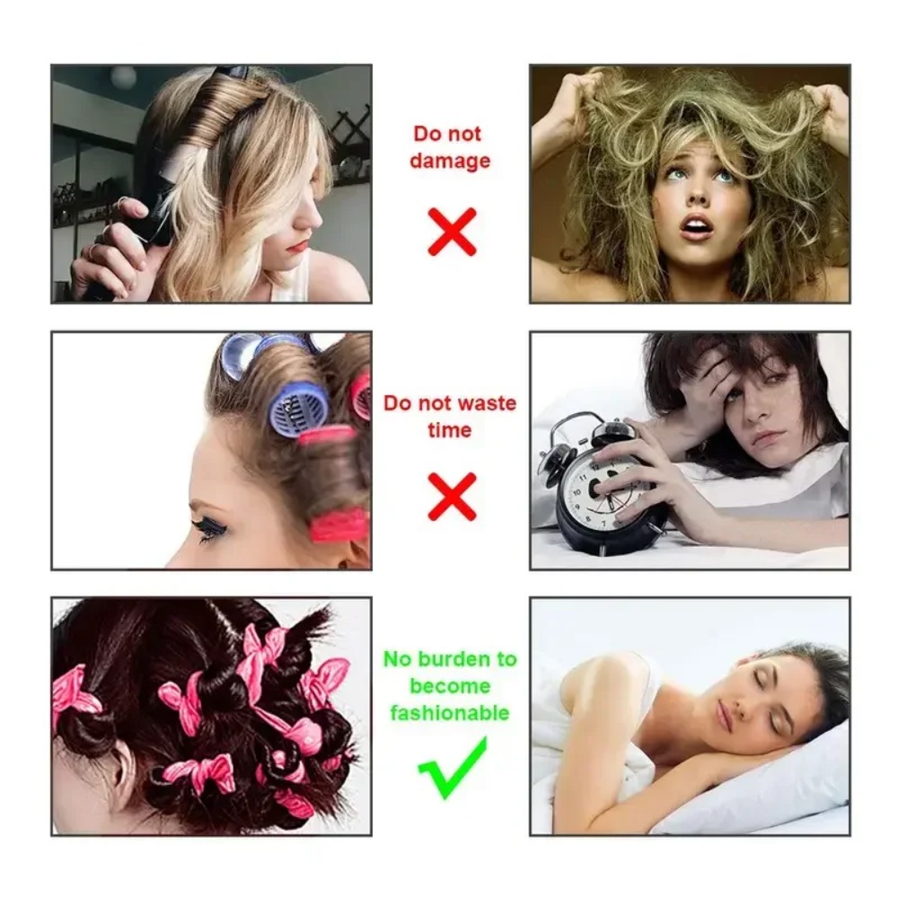 42개입 무열 헤어 컬링 로드, 열 없는 헤어 컬러,  - Hair Roller Set Flexi 리뷰 및 가격
