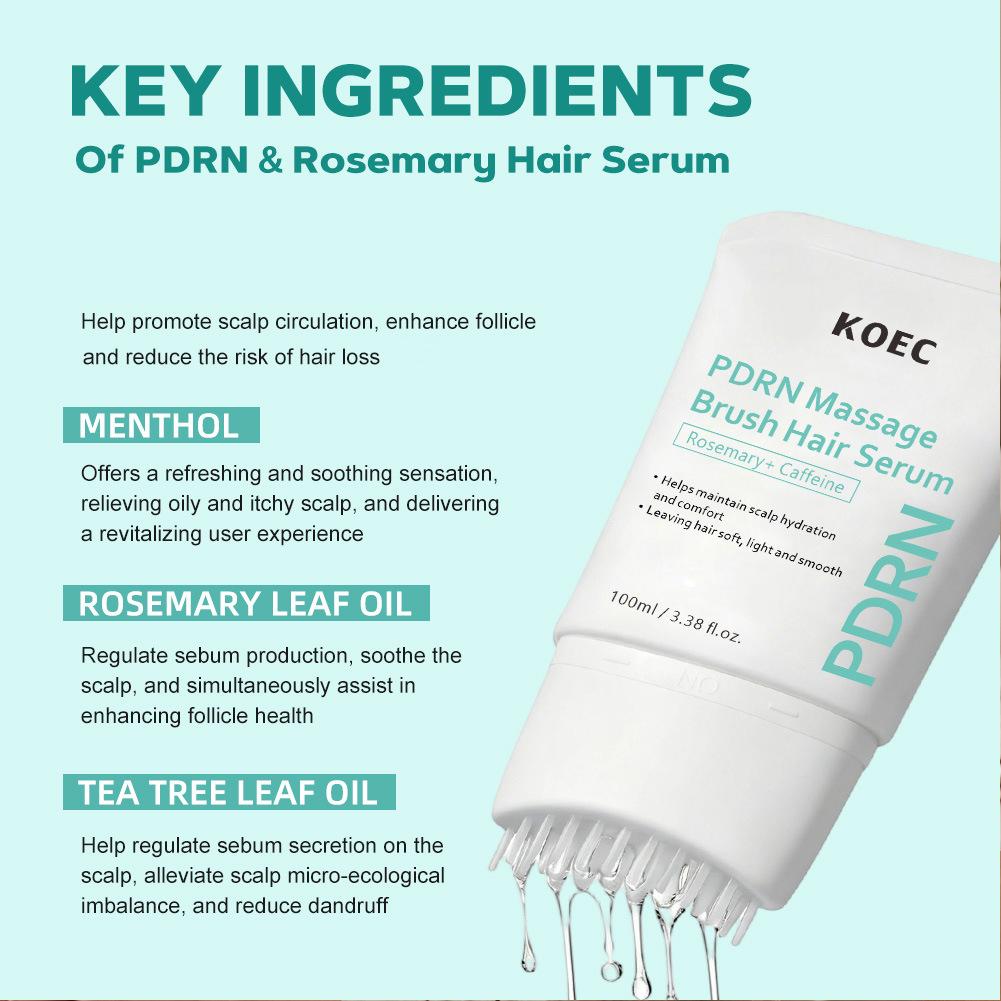 KOEC PDRN 로즈마리 헤어 세럼 마사지 브러쉬 포 - Rosemary Hair Oil 리뷰 및 가격