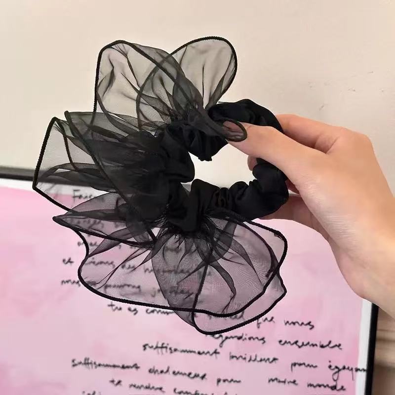 1pc Organza 패션 스커트 모양 대장 헤어 타이 - Hair Net Invisible 리뷰 및 가격