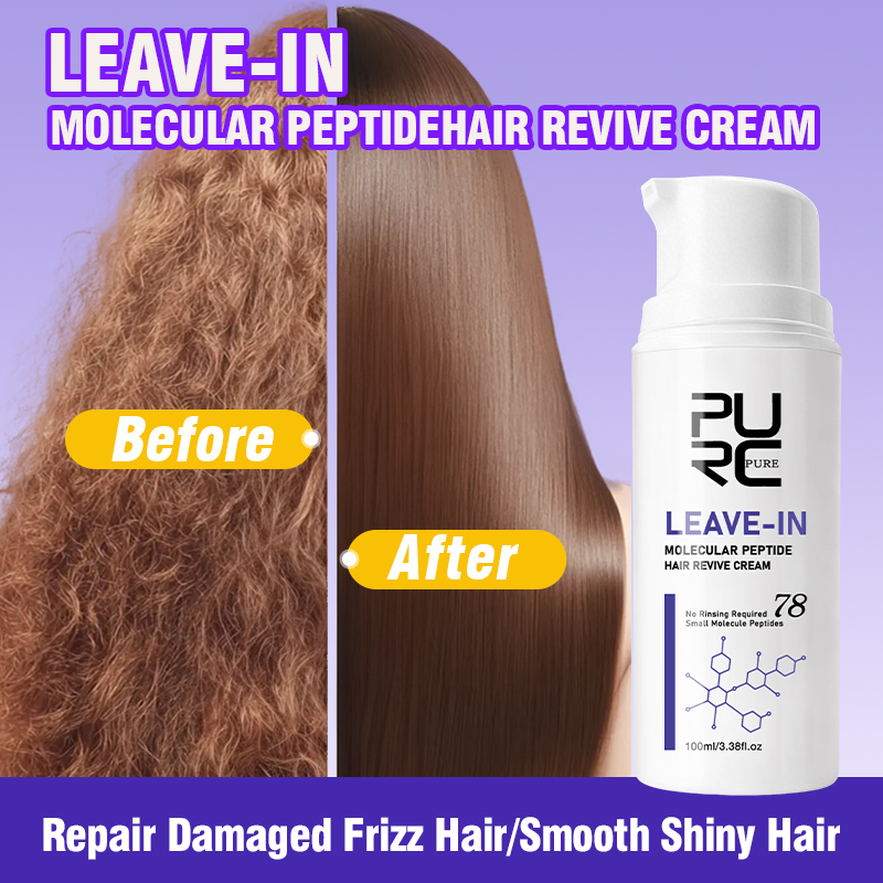 PURC 리브인 케라틴 헤어 크림, 손상된 모발 복구  - Hair Care With Protein 리뷰 및 가격