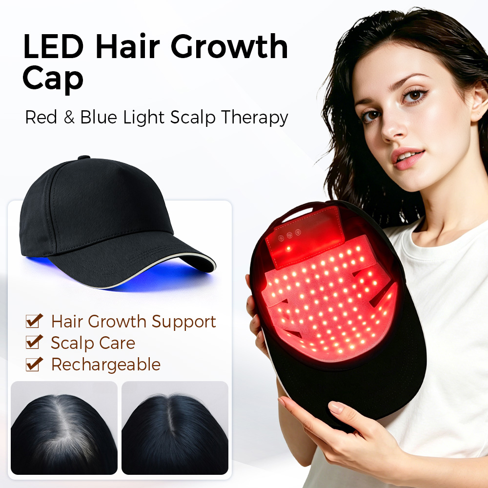 LED 헤어 성장 캡 레드 블루 라이트 테라피 모자 6 - Hair Care With Protein 리뷰 및 가격