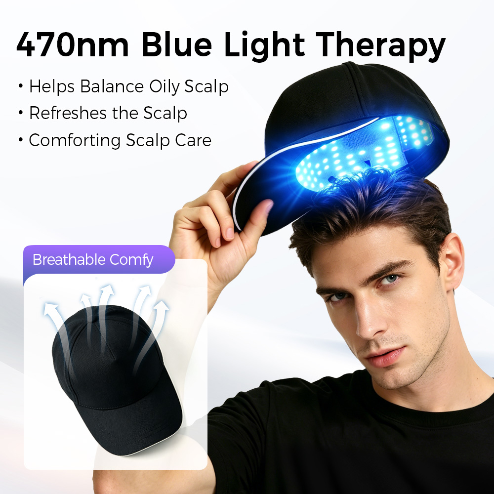 LED 헤어 성장 캡 레드 블루 라이트 테라피 모자 6 - Hair Care With Protein 리뷰 및 가격