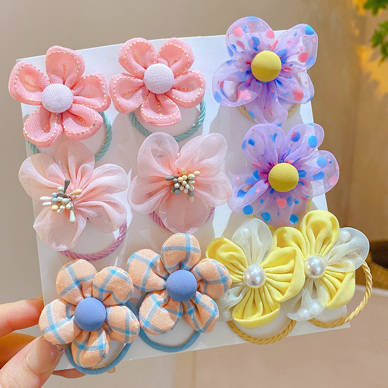 10Pcs 좋은 탄력성을 가진 어린이용 메쉬 꽃 머리  - Hair Net Invisible 리뷰 및 가격